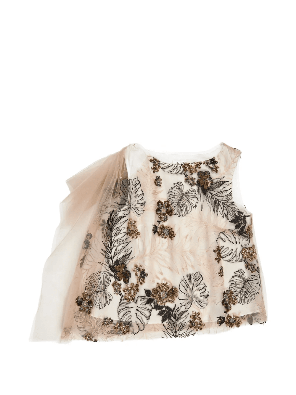 floral-embellished blouse - Image 1