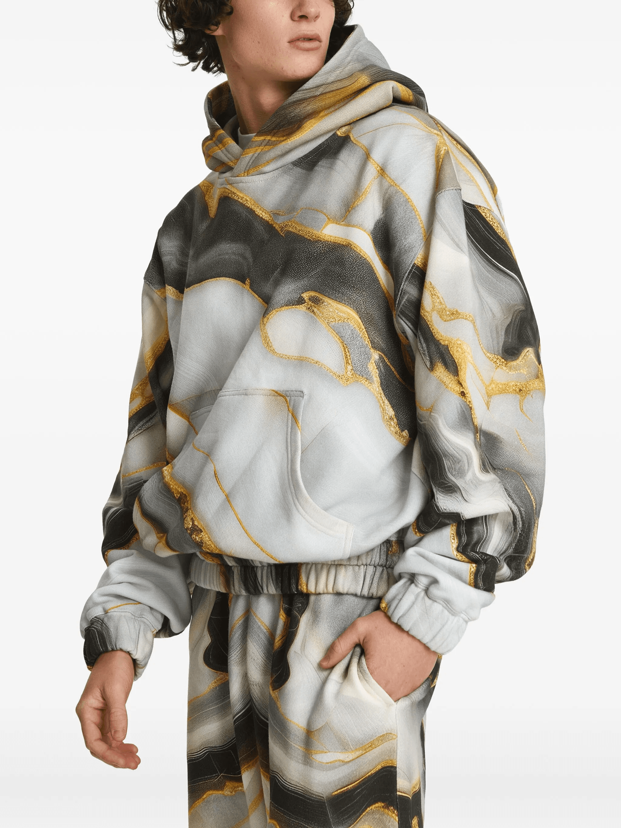 Marble hoodie - Image 1