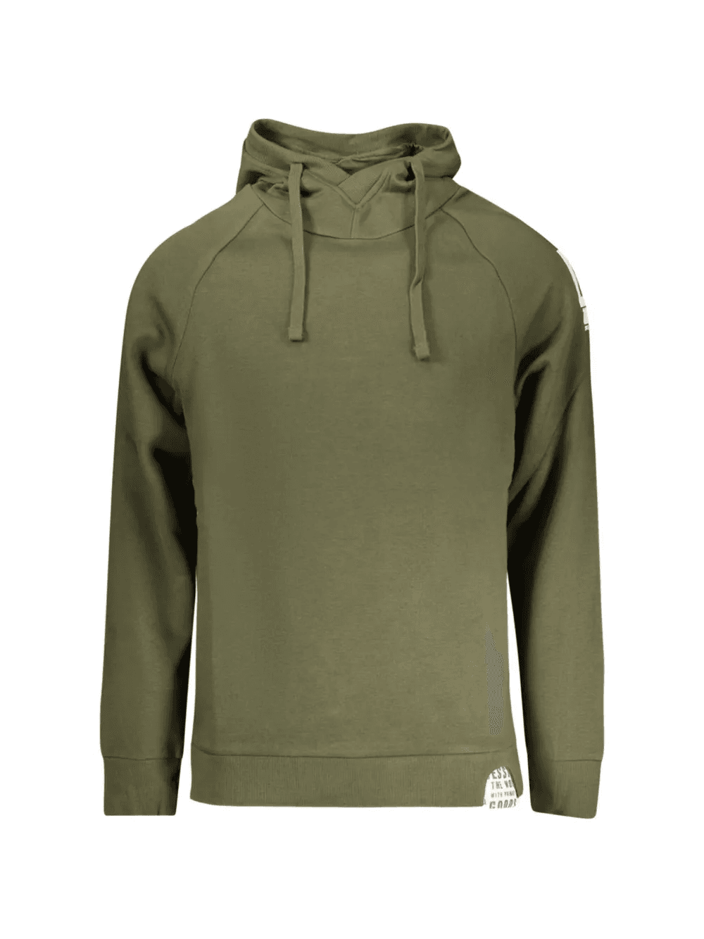 logo-patch raglan-sleeve hoodie - Image 1