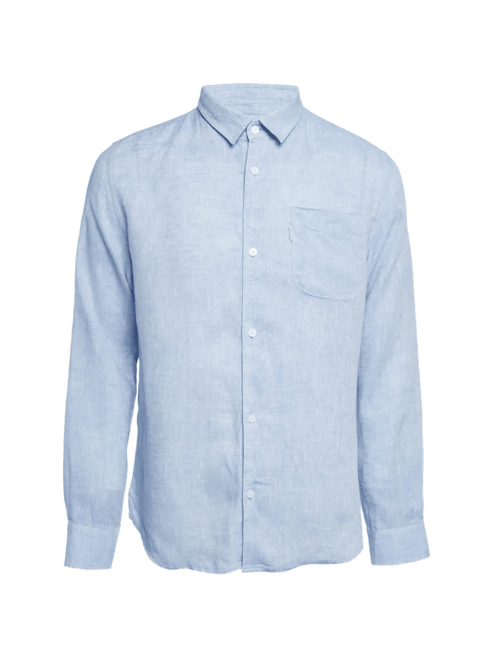 long-sleeve linen shirt - Image 1
