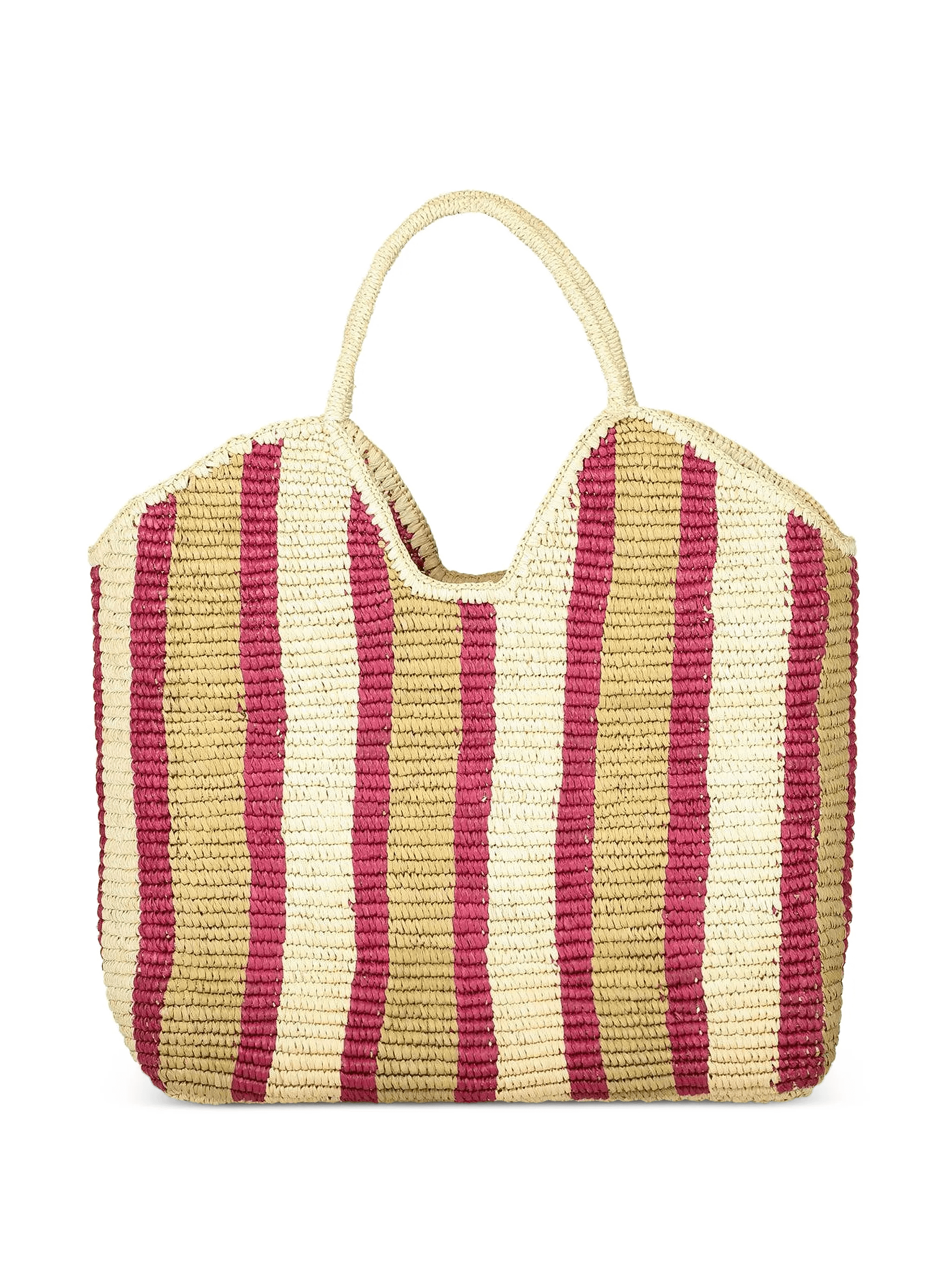 striped tote bag - Image 1
