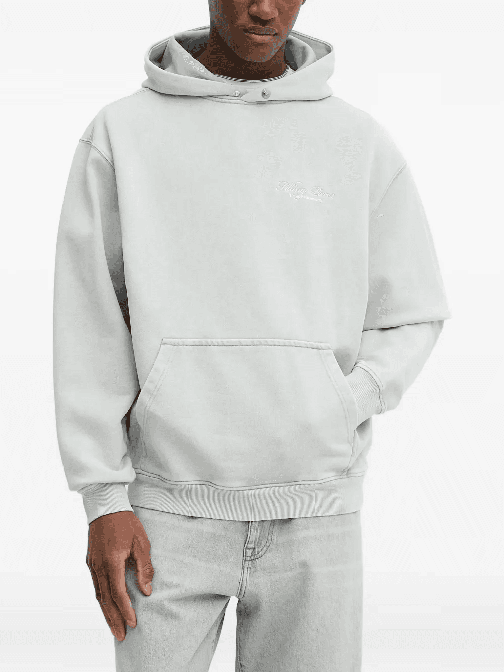 embroidered-logo hoodie - Image 1