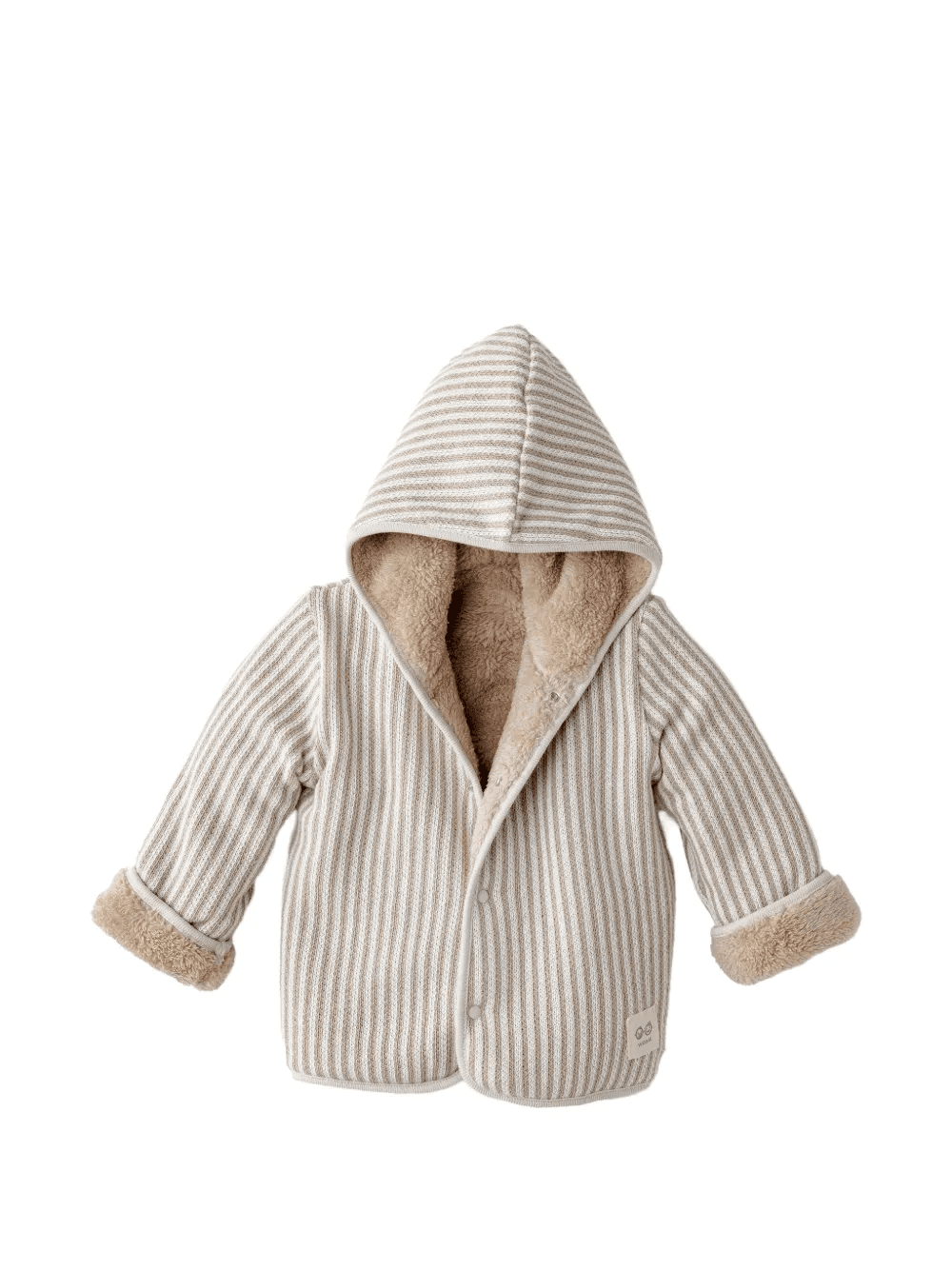 striped hooded jacket - Image 1