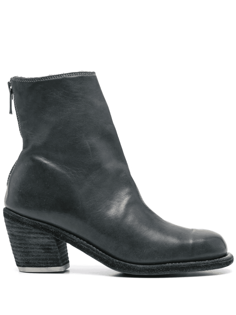 70mm leather ankle boots - Image 1