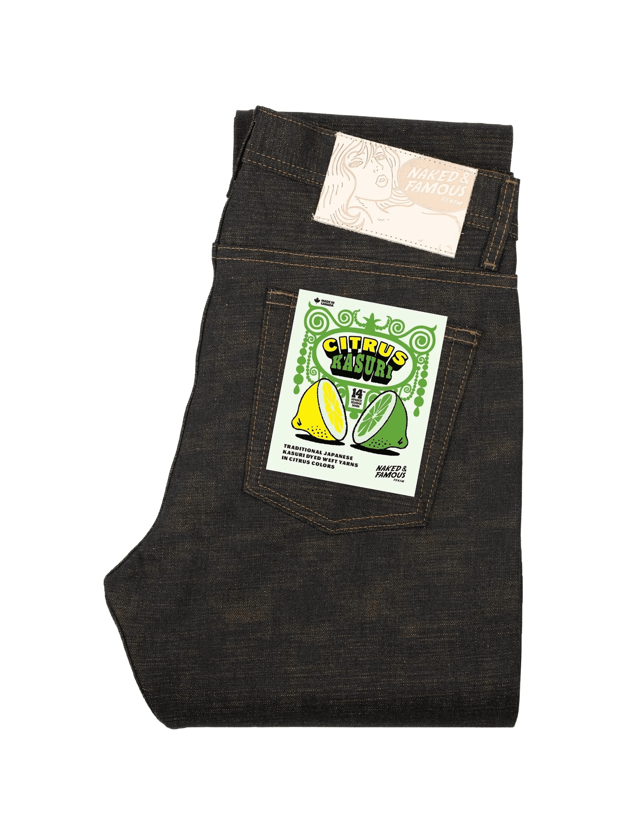 Weird Guy Citrus Kasuri Selvedge jeans - Image 1