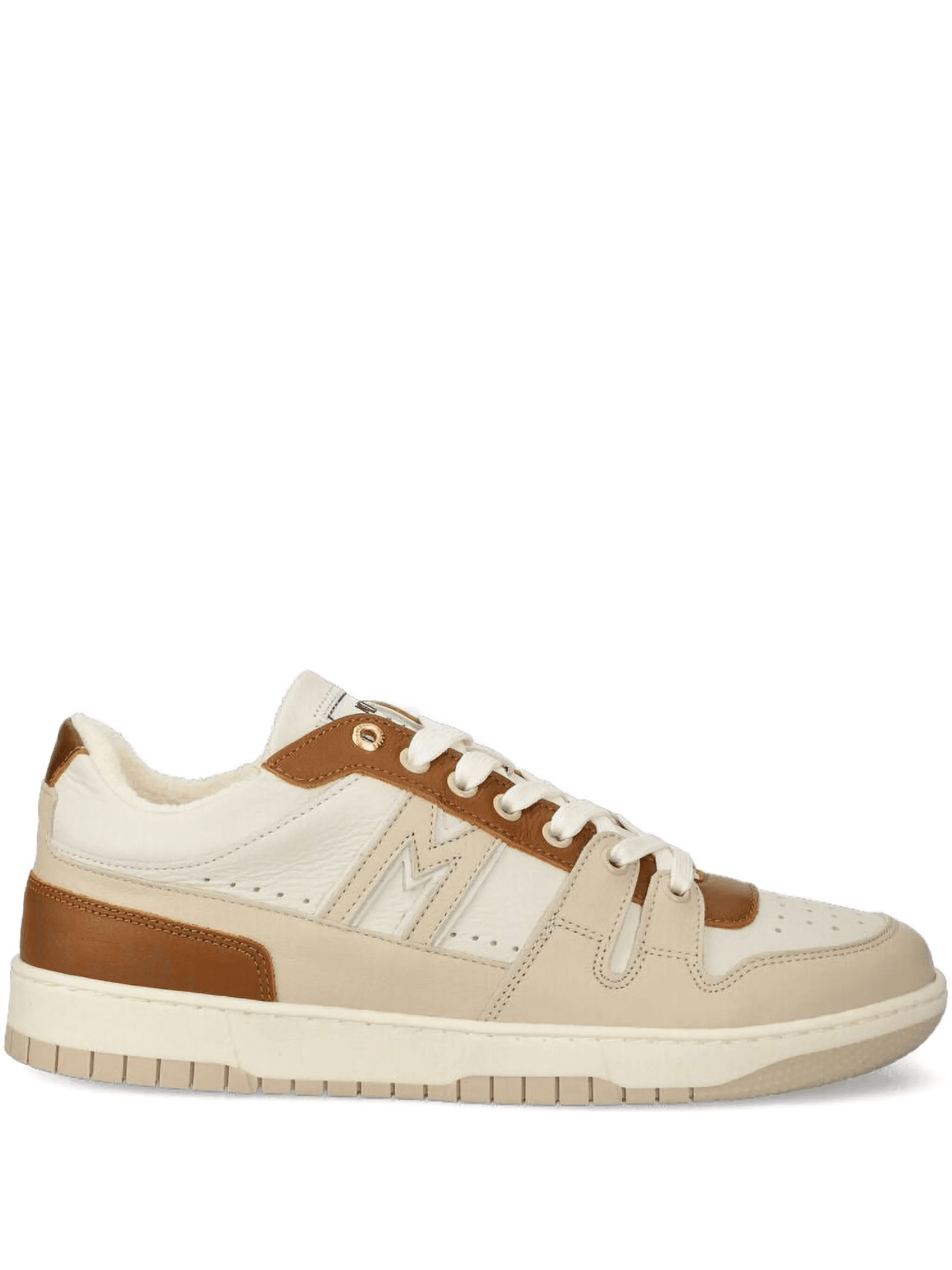 panelled low-top sneakers - Image 1