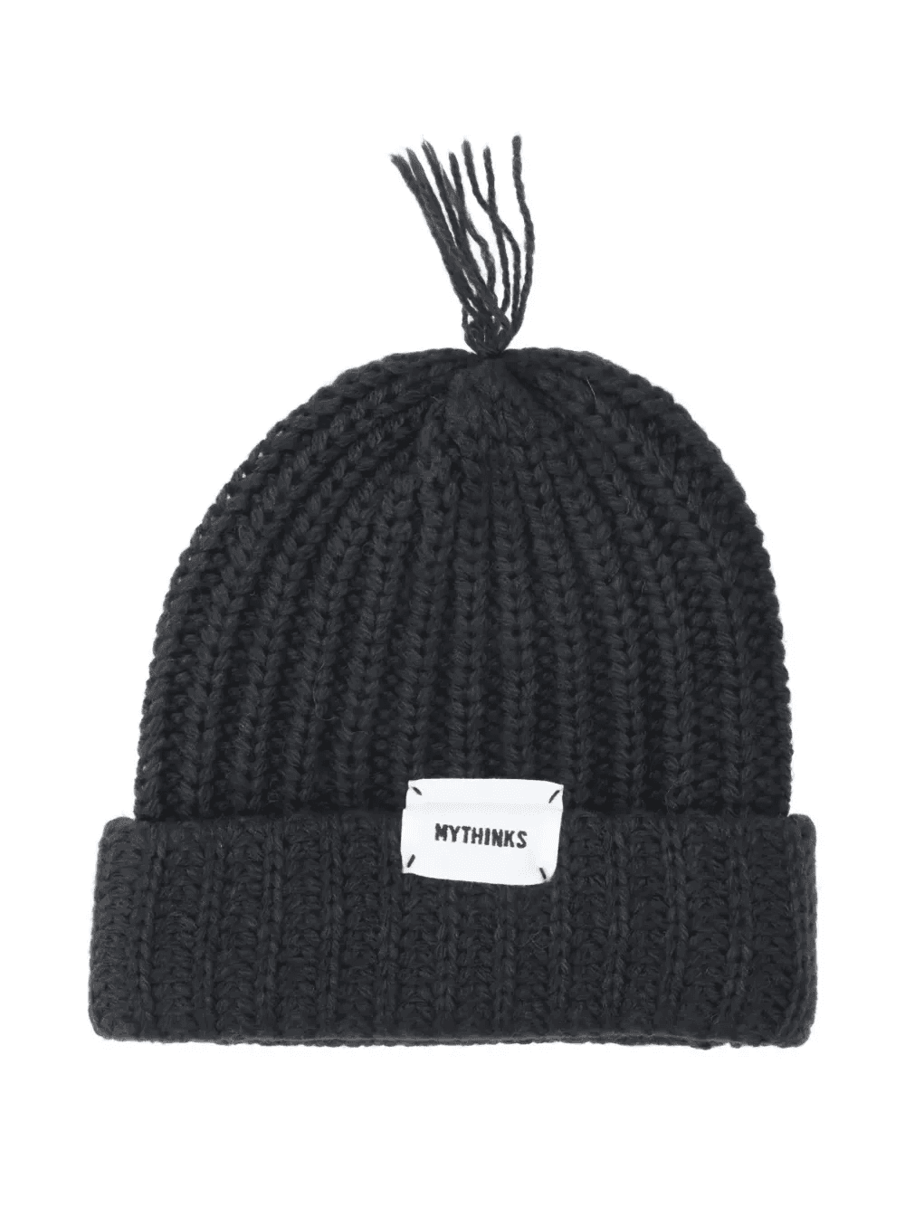 knitted beanie hat - Image 1