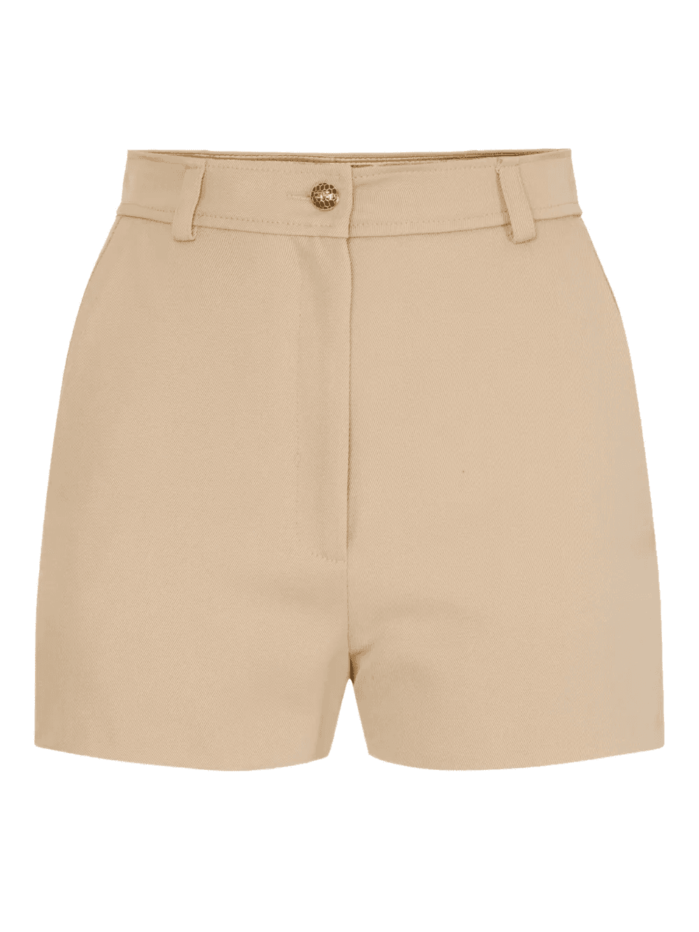 gold-button gabardine shorts - Image 1