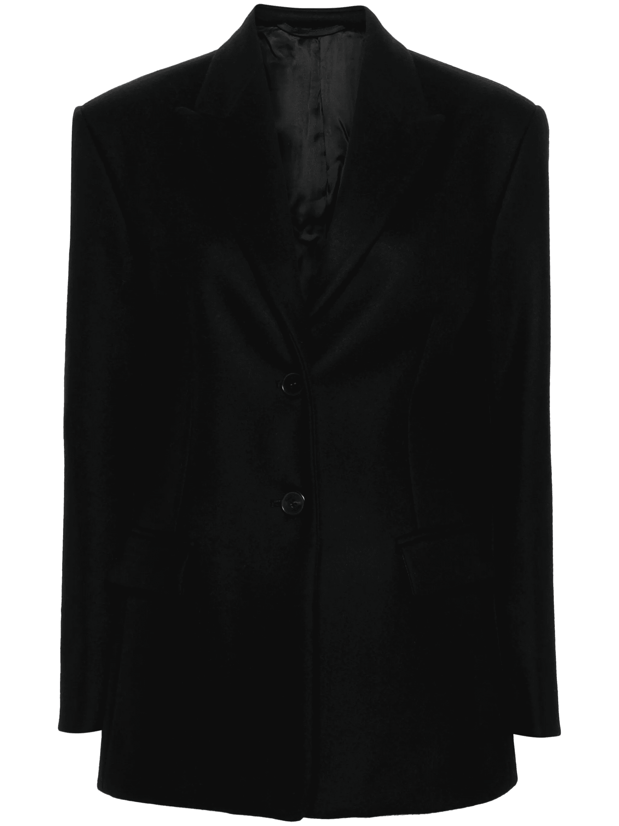single-breasted wool blazer - Image 1