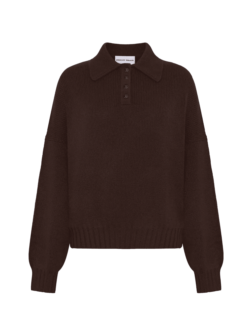 buttoned polo top - Image 1