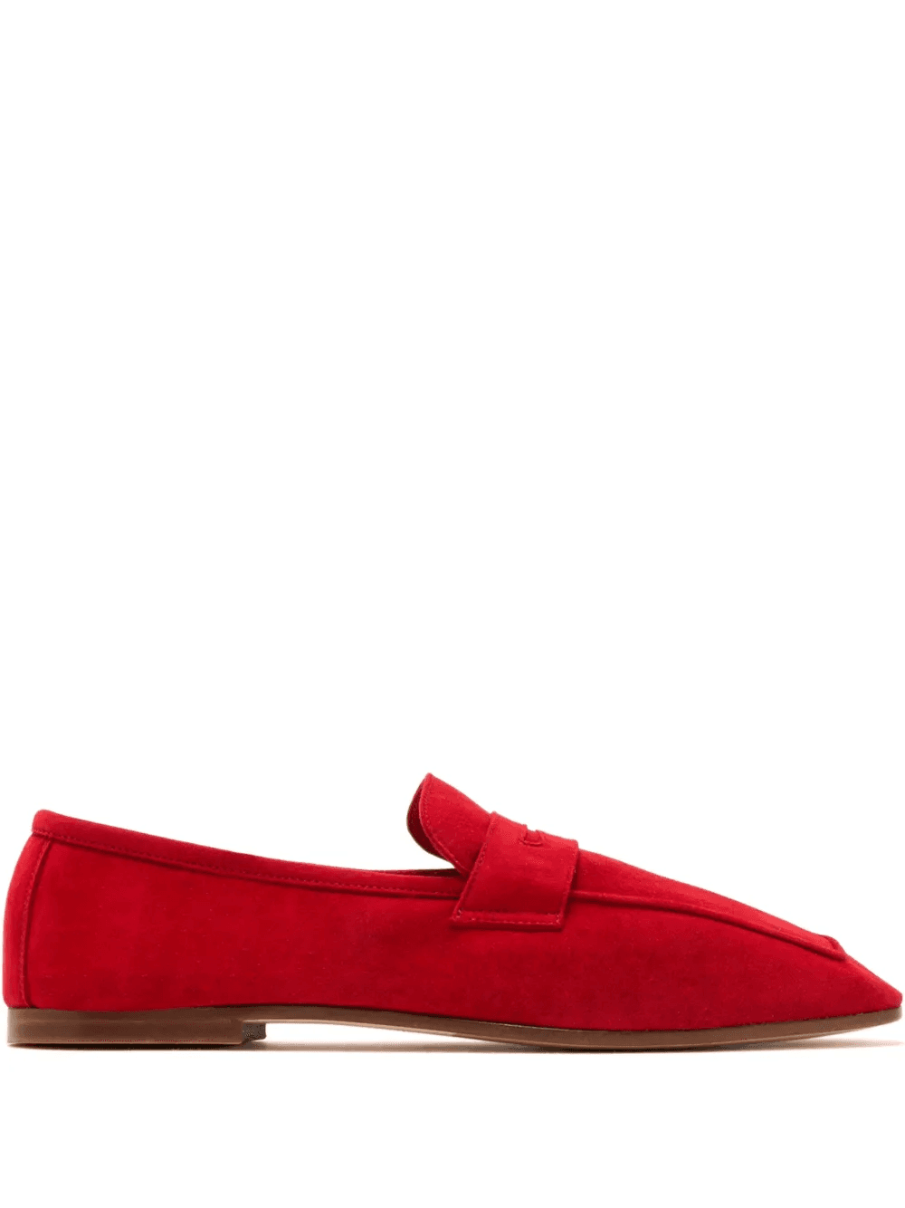 penny-strap suede loafers - Image 1