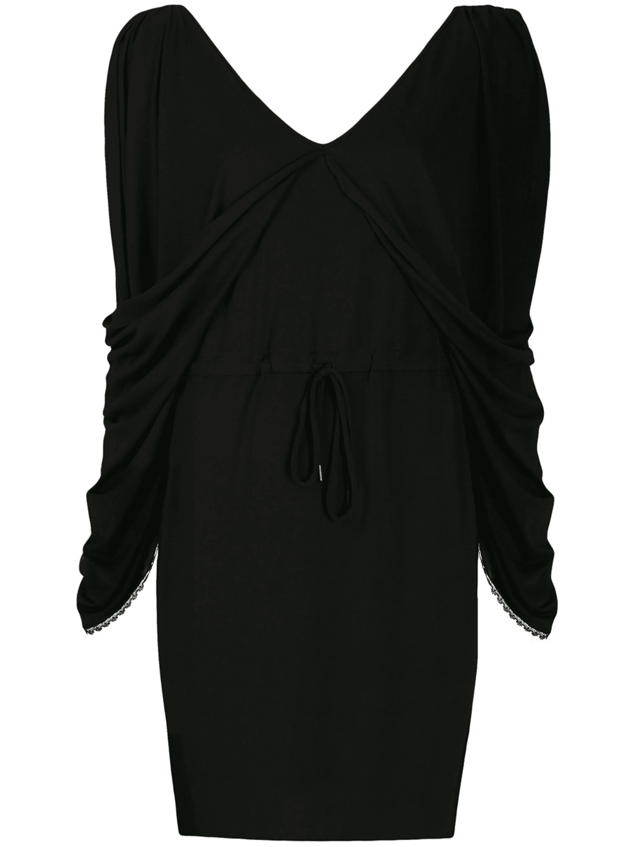 V-neck jersey dress - Image 1