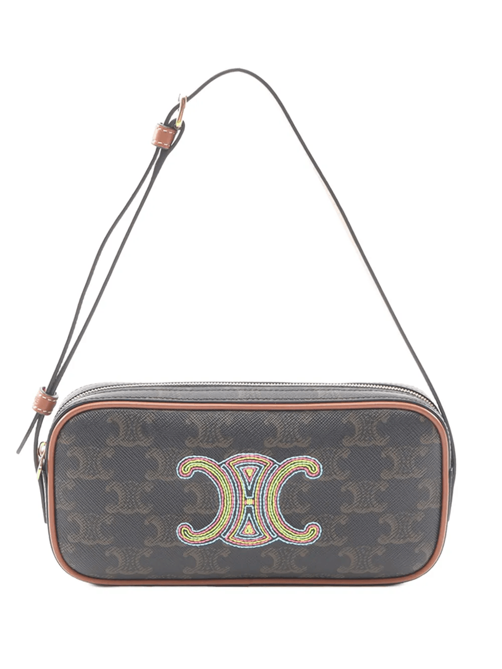 2018-2026 Mini Triomphe Cuir Coated Canvas Camera Bag shoulder bag - Image 1