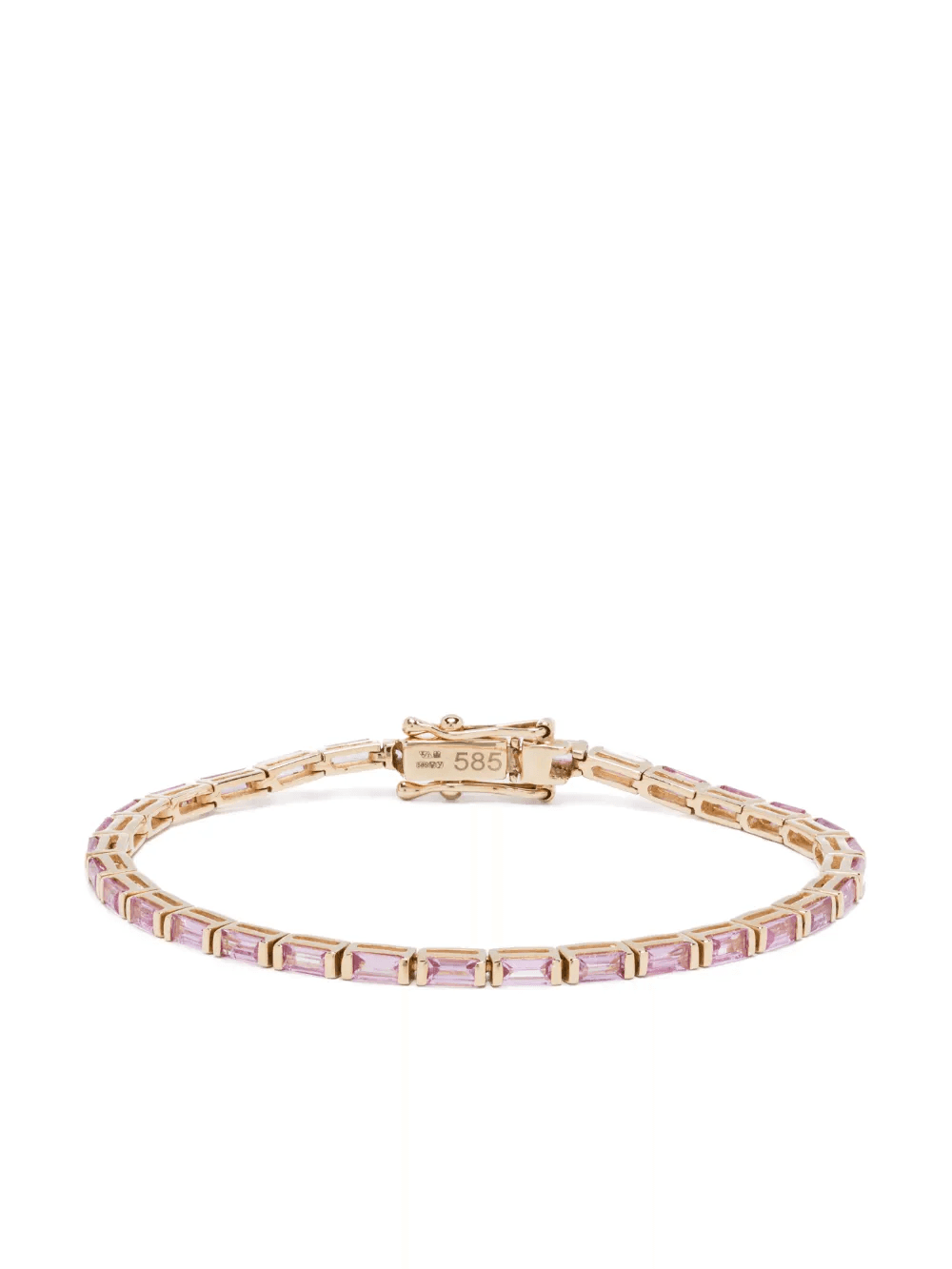 14kt yellow gold Creo sapphire bracelet - Image 1