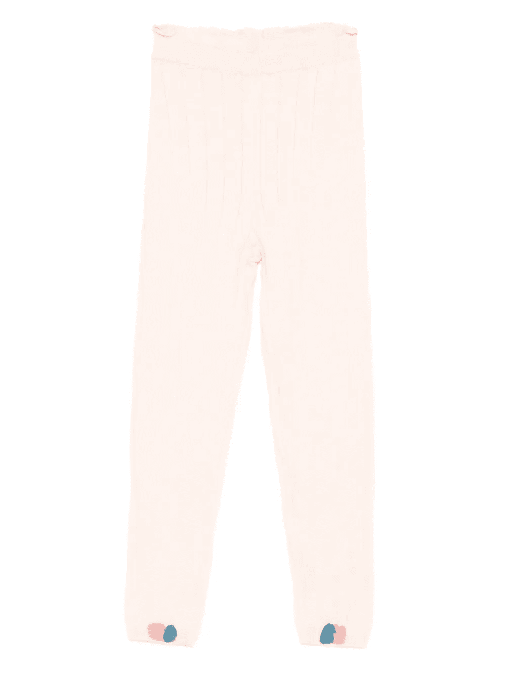 pompom-detail ribbed pants - Image 1