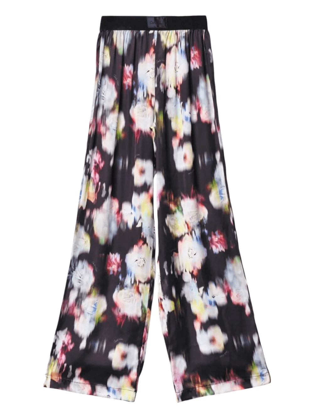 floral satin trousers - Image 1