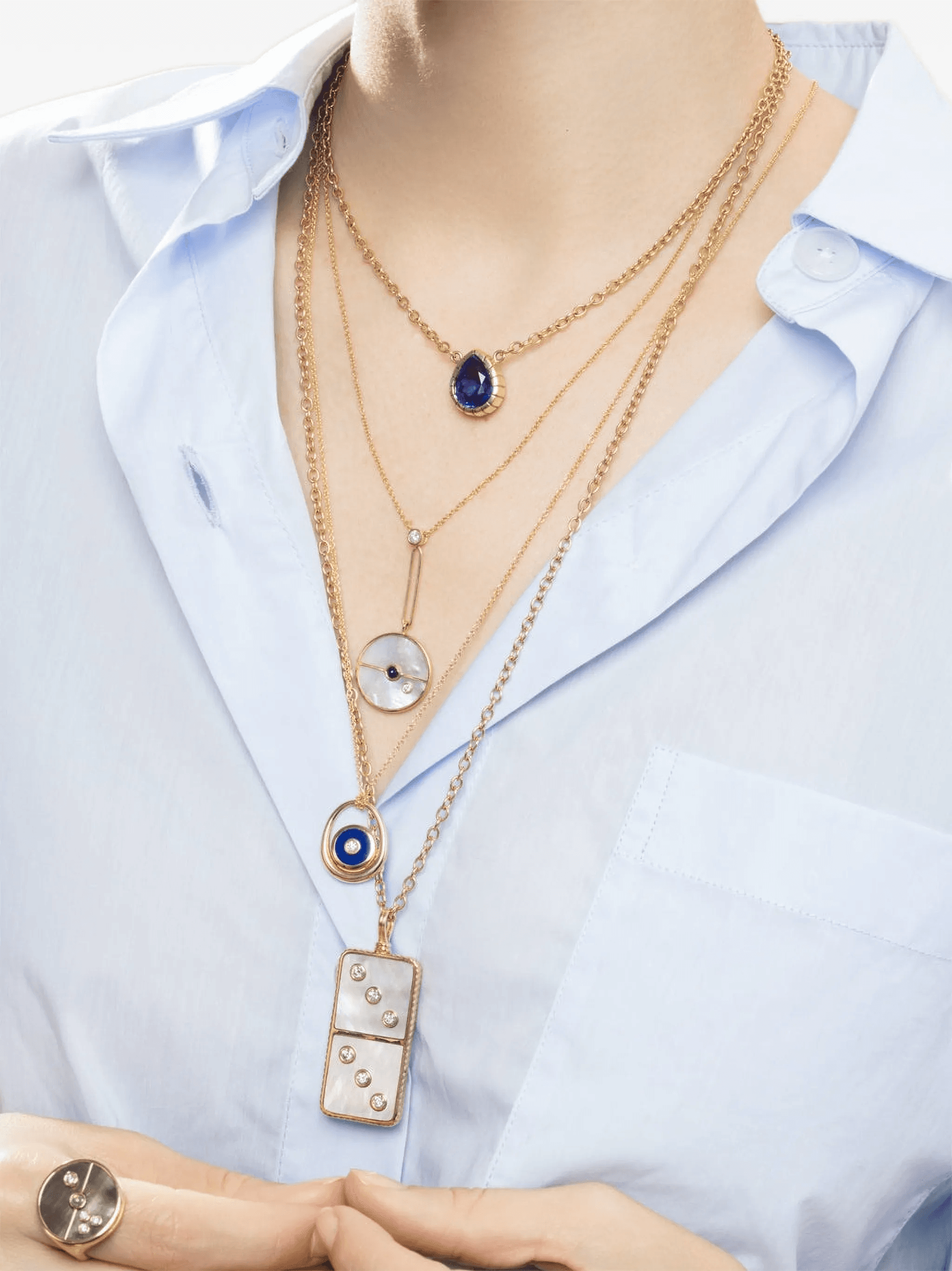 tanzanite necklace - Image 1