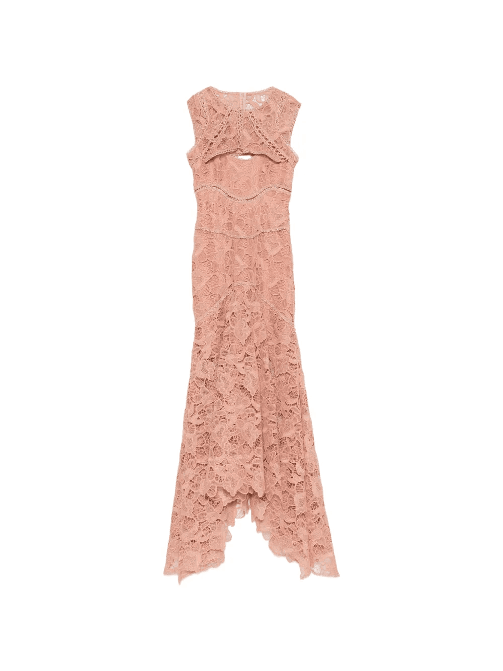 lace cut-out maxi dress - Image 1