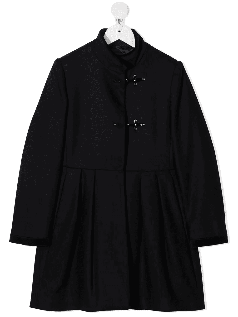 pleated-waist coat - Image 1