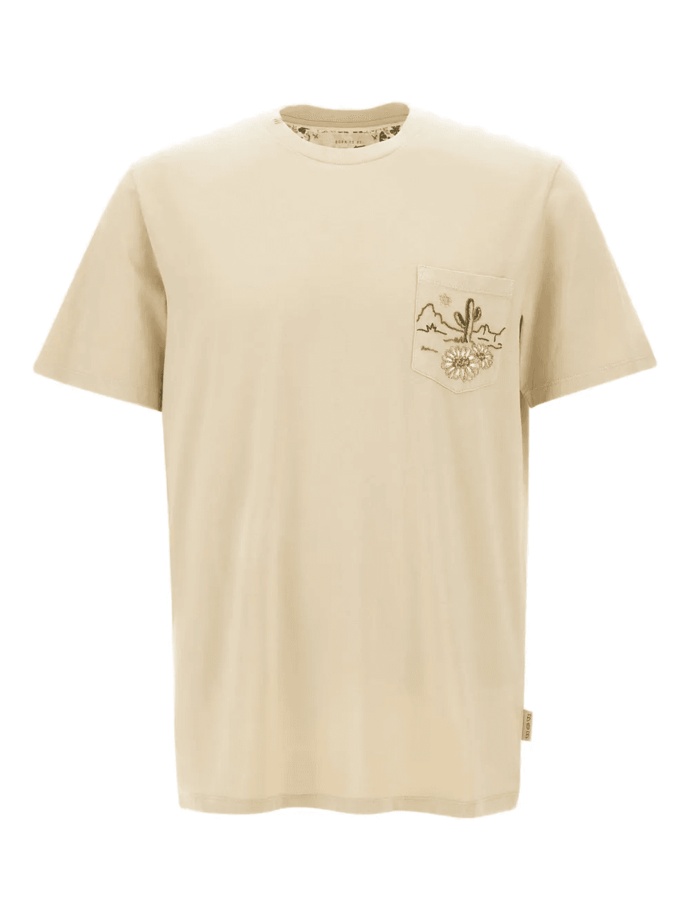 embroidered-pocket T-shirt - Image 1