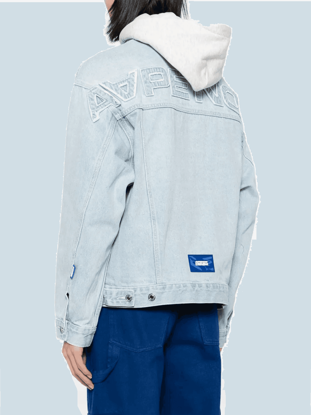 logo-patch hooded jacket — Image 5