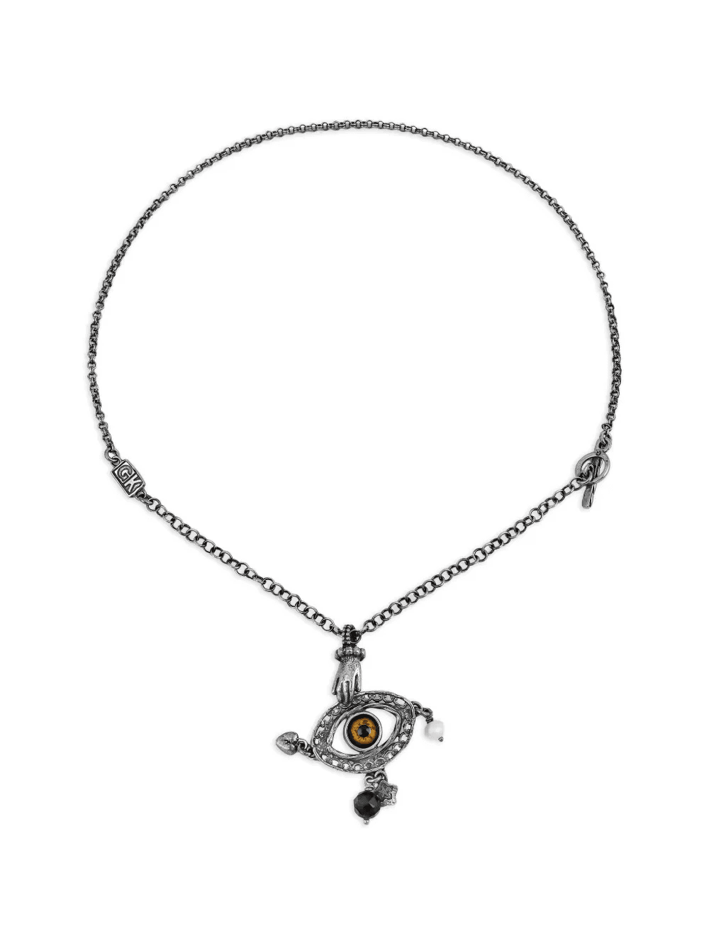 eye-pendant chain necklace - Image 1