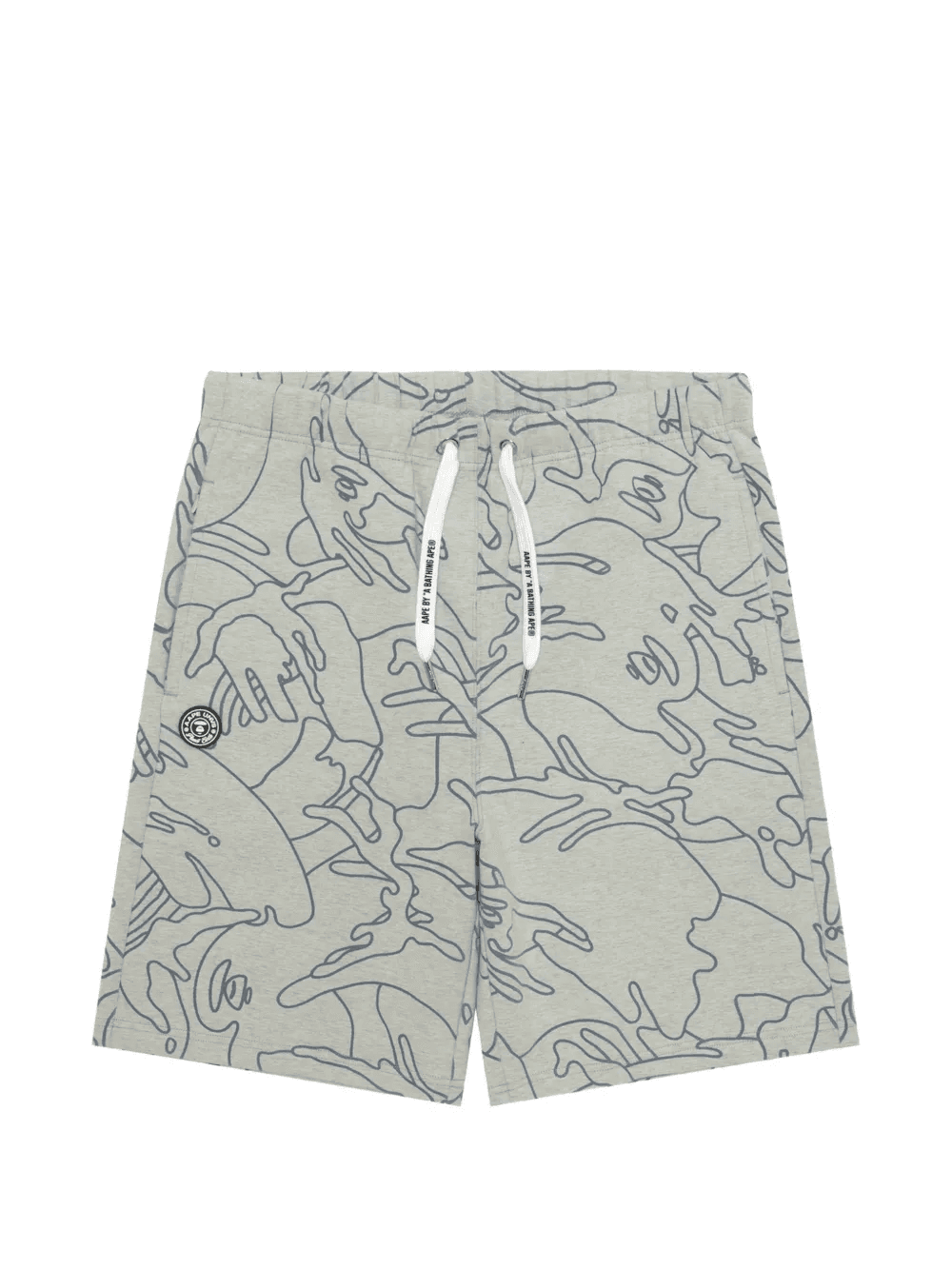 outline-print shorts - Image 1