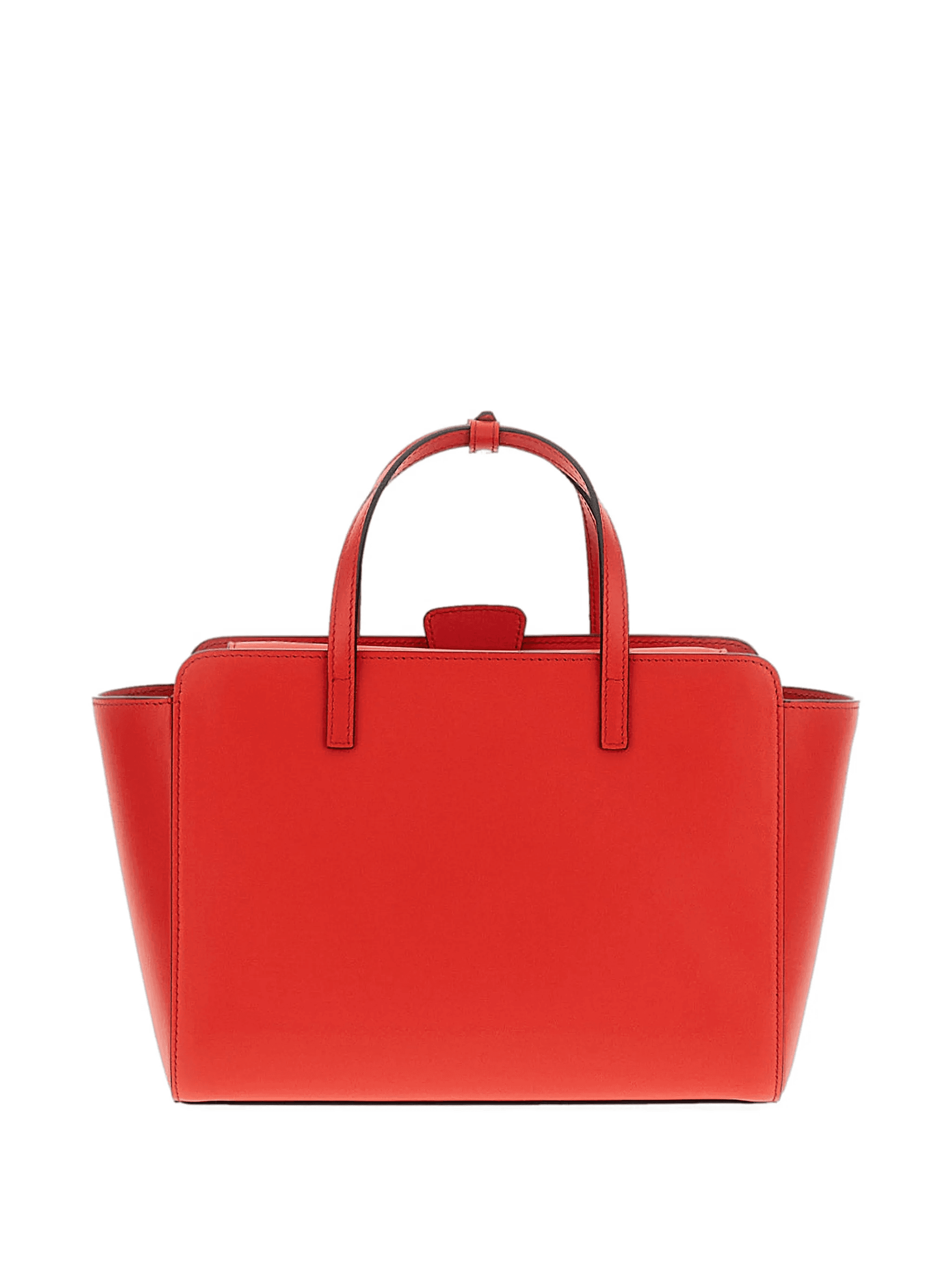 top-handle leather tote bag - Image 1