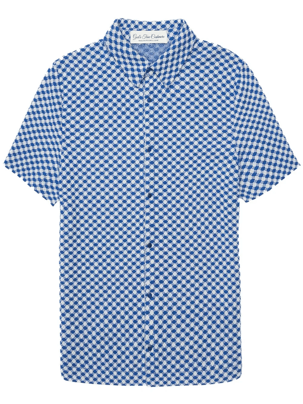 dot knit cashmere shirt - Image 1