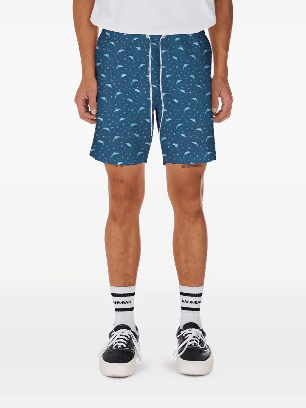 dolphin-print swim trunks - Image 1