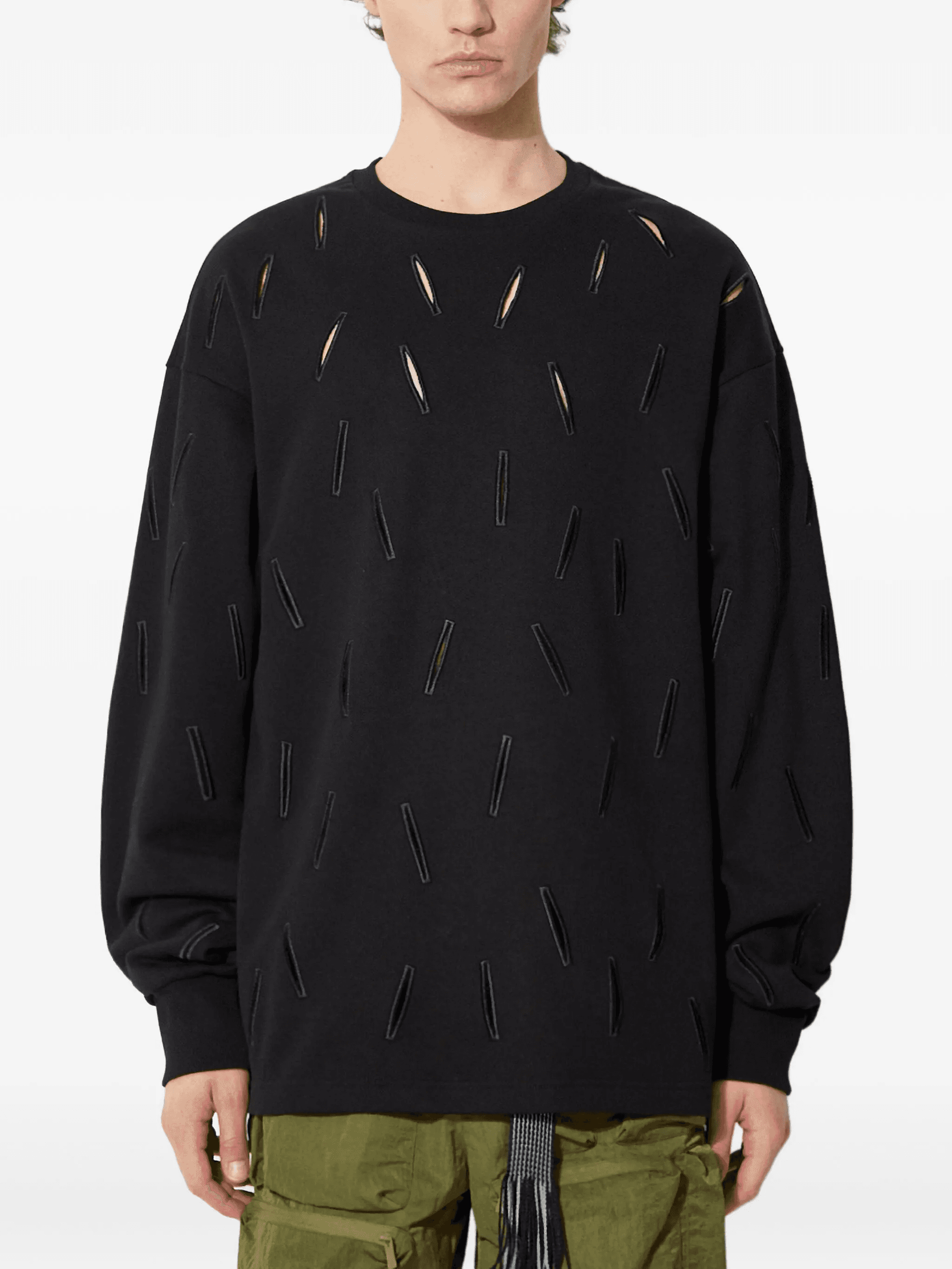 cut-out detail sweatshirt - Image 1