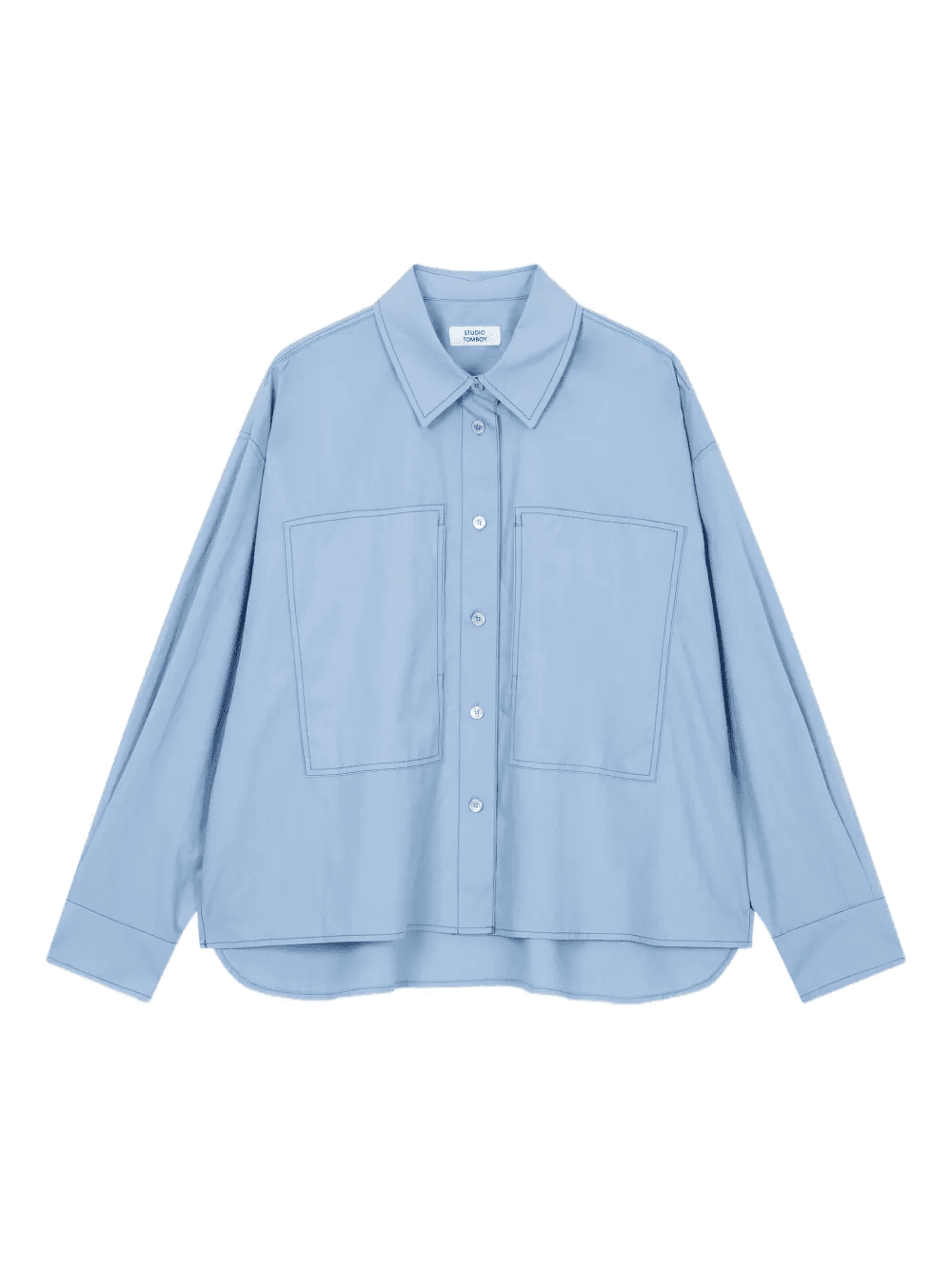 stitch-detailing shirt - Image 1