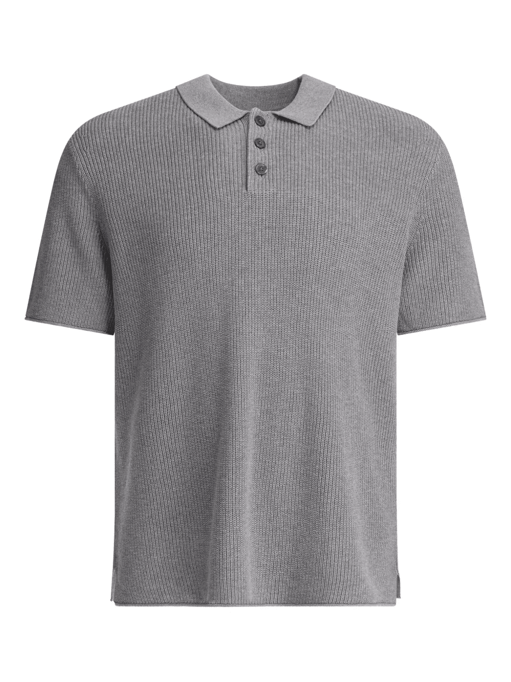 ribbed polo shirt - Image 1
