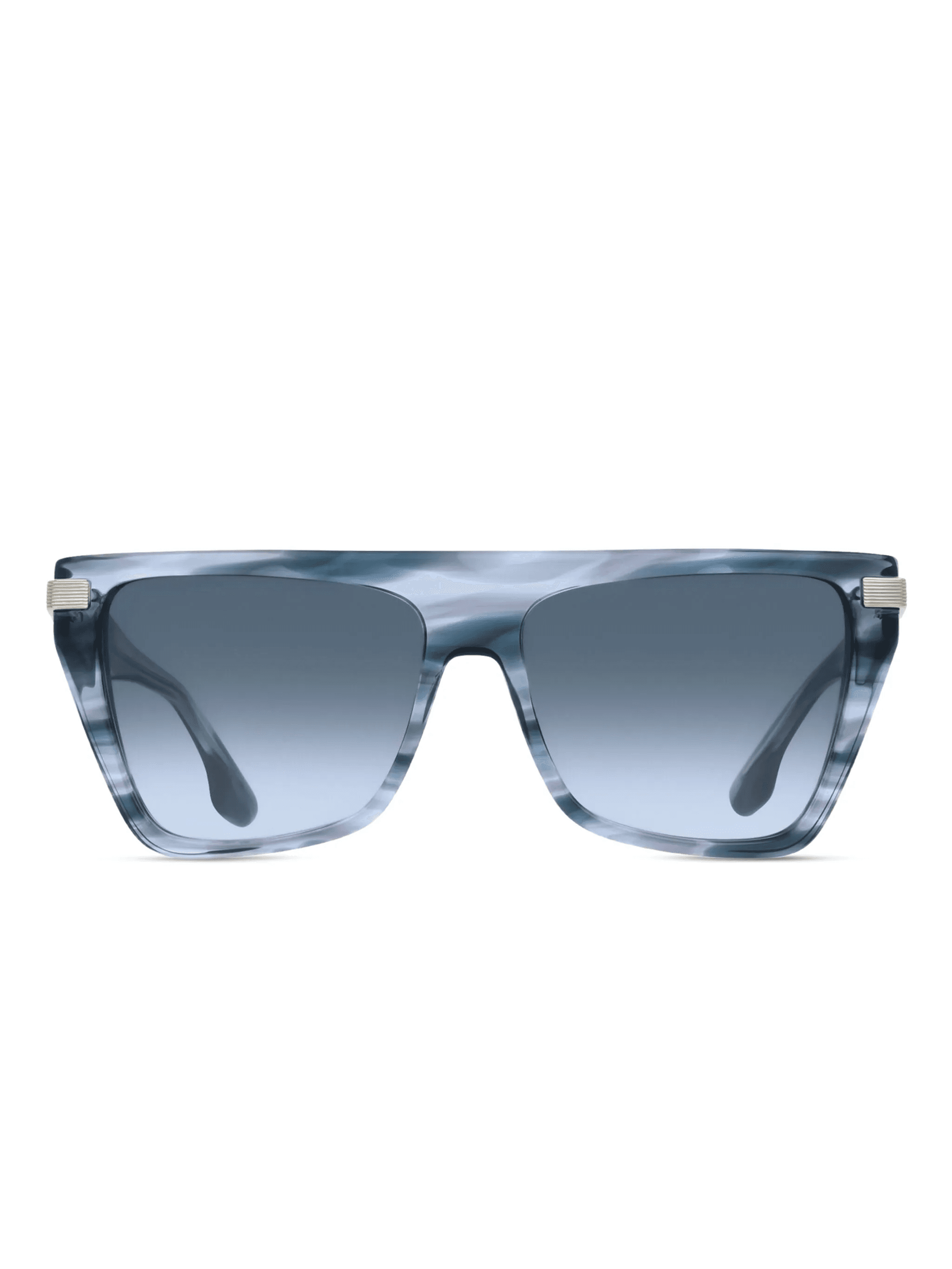 horn-effect square sunglasses - Image 1