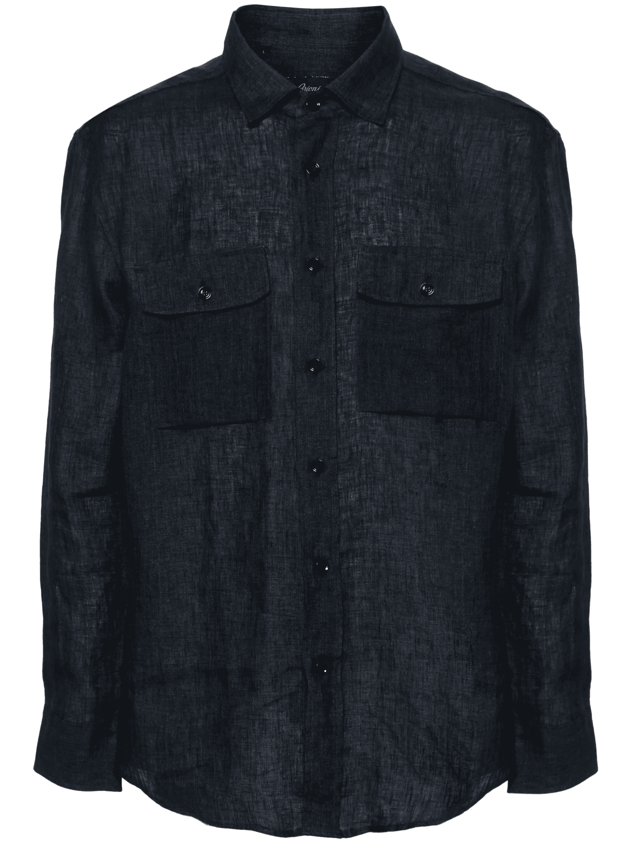 button-up linen shirt - Image 1