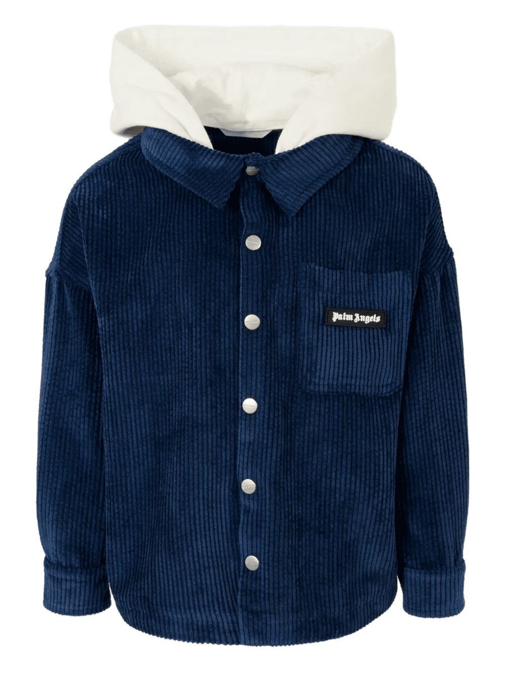 corduroy hooded shirt - Image 1