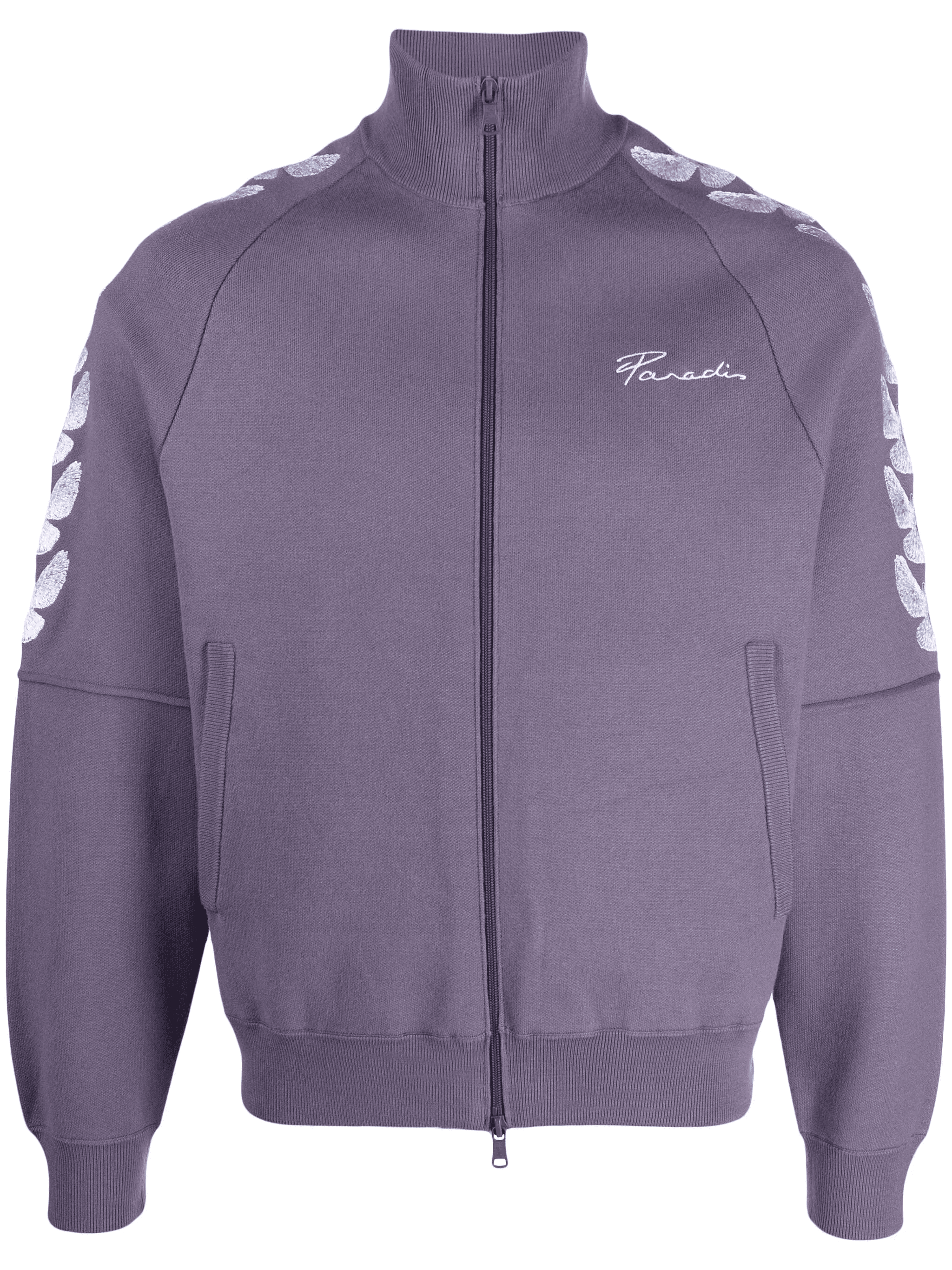dove-print zip-up sweatshirt - Image 1