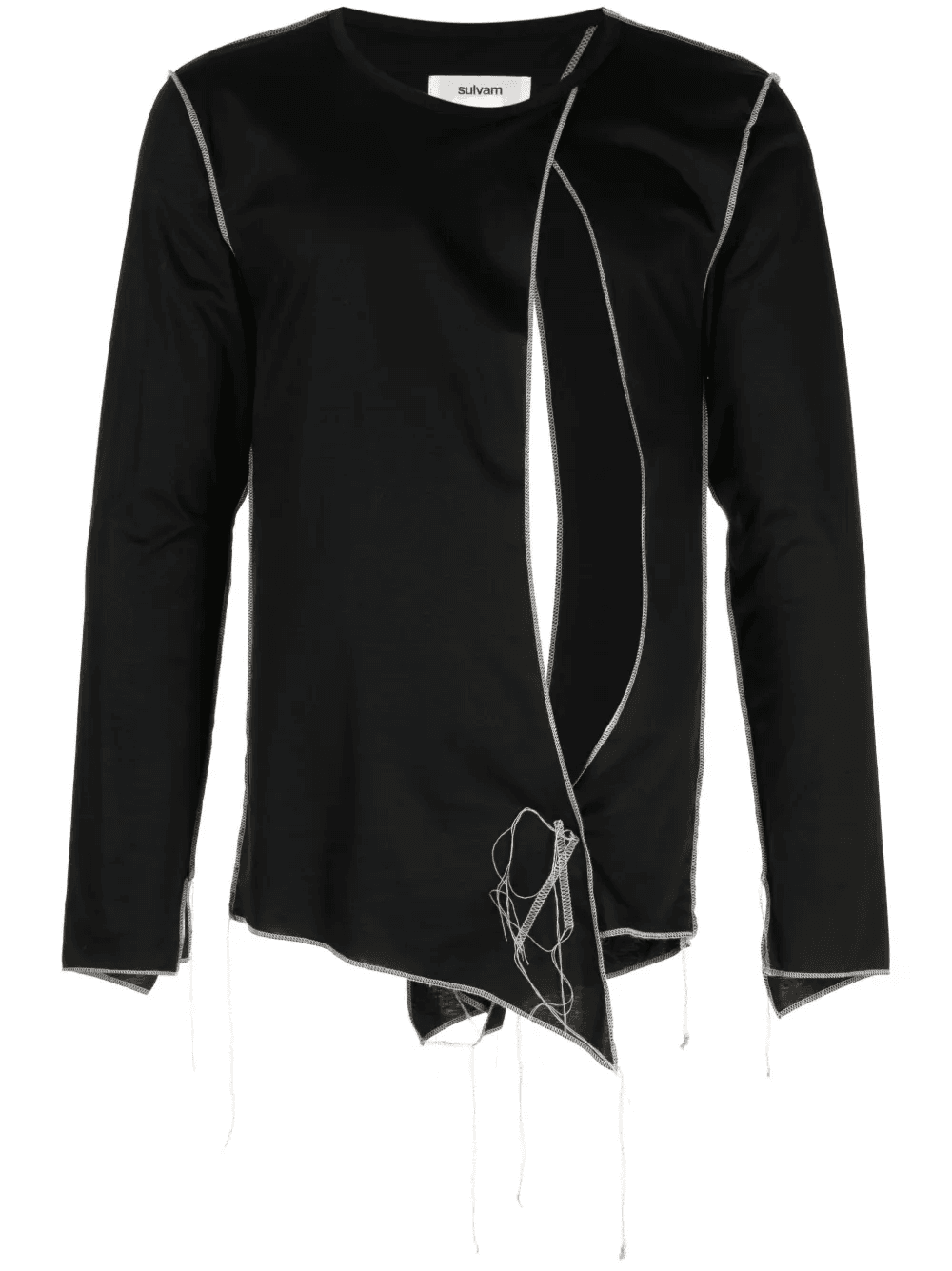 cut-out detail cotton T-shirt - Image 1