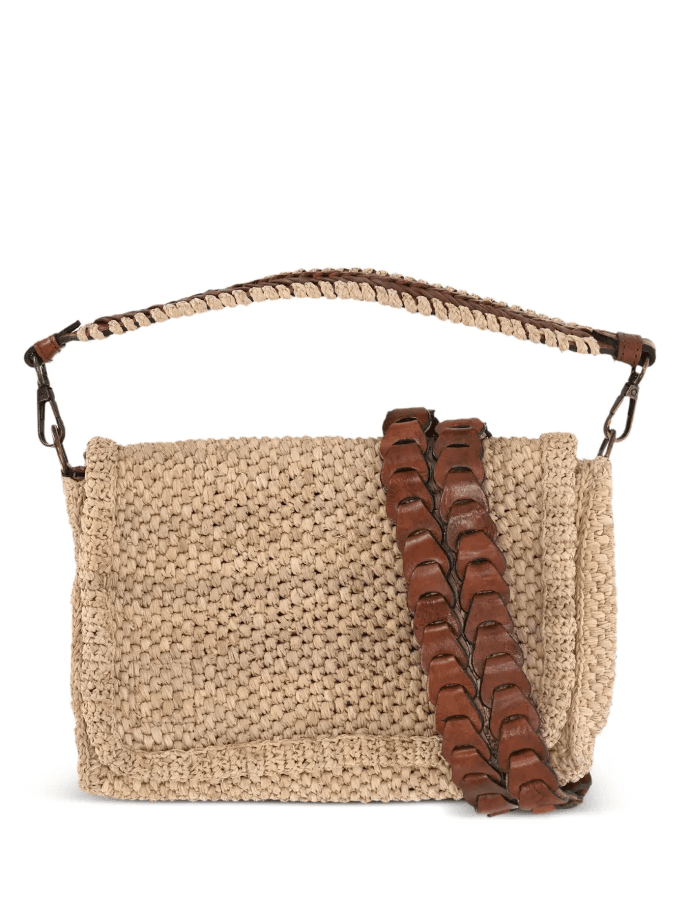 raffia tote bag - Image 1