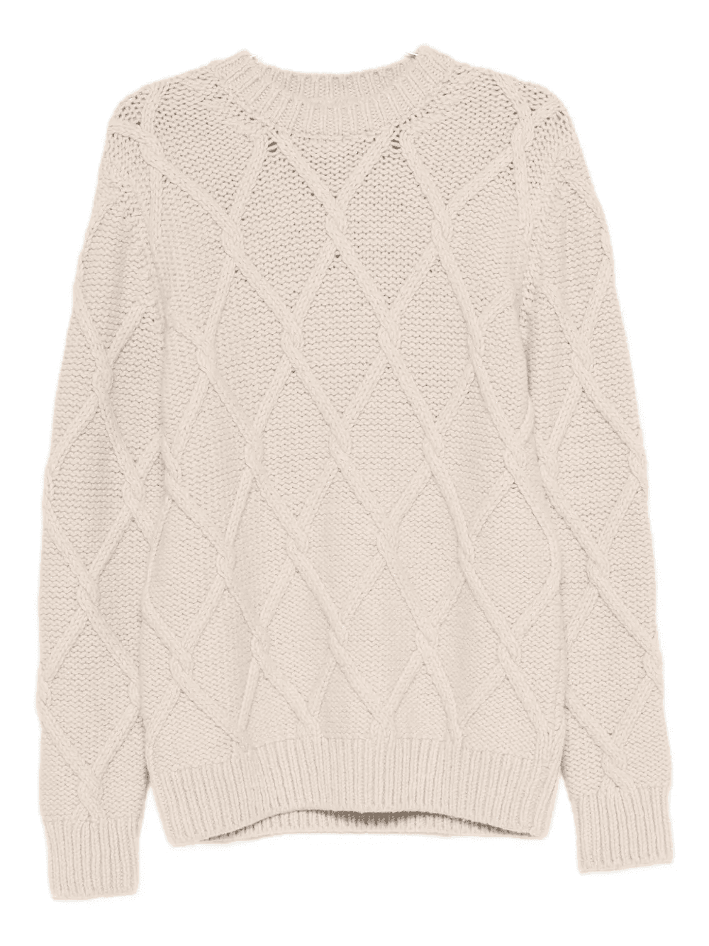 cable-knit crew-neck sweater - Image 1