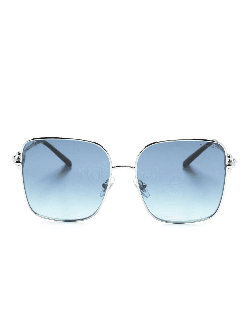 logo-plaque square-frame sunglasses - Image 1