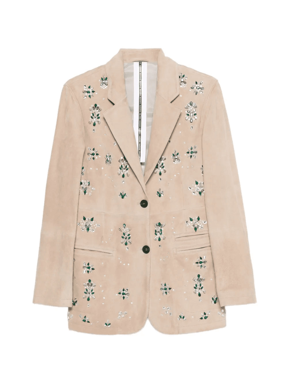embellishment single-breasted jacket - Image 1
