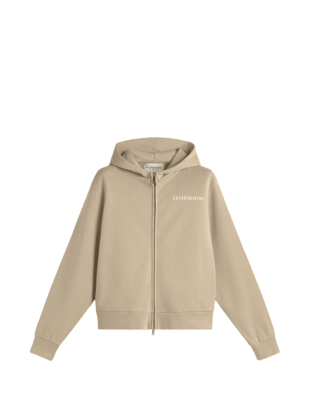 hoodie con cierre y detalle del logo - Image 1