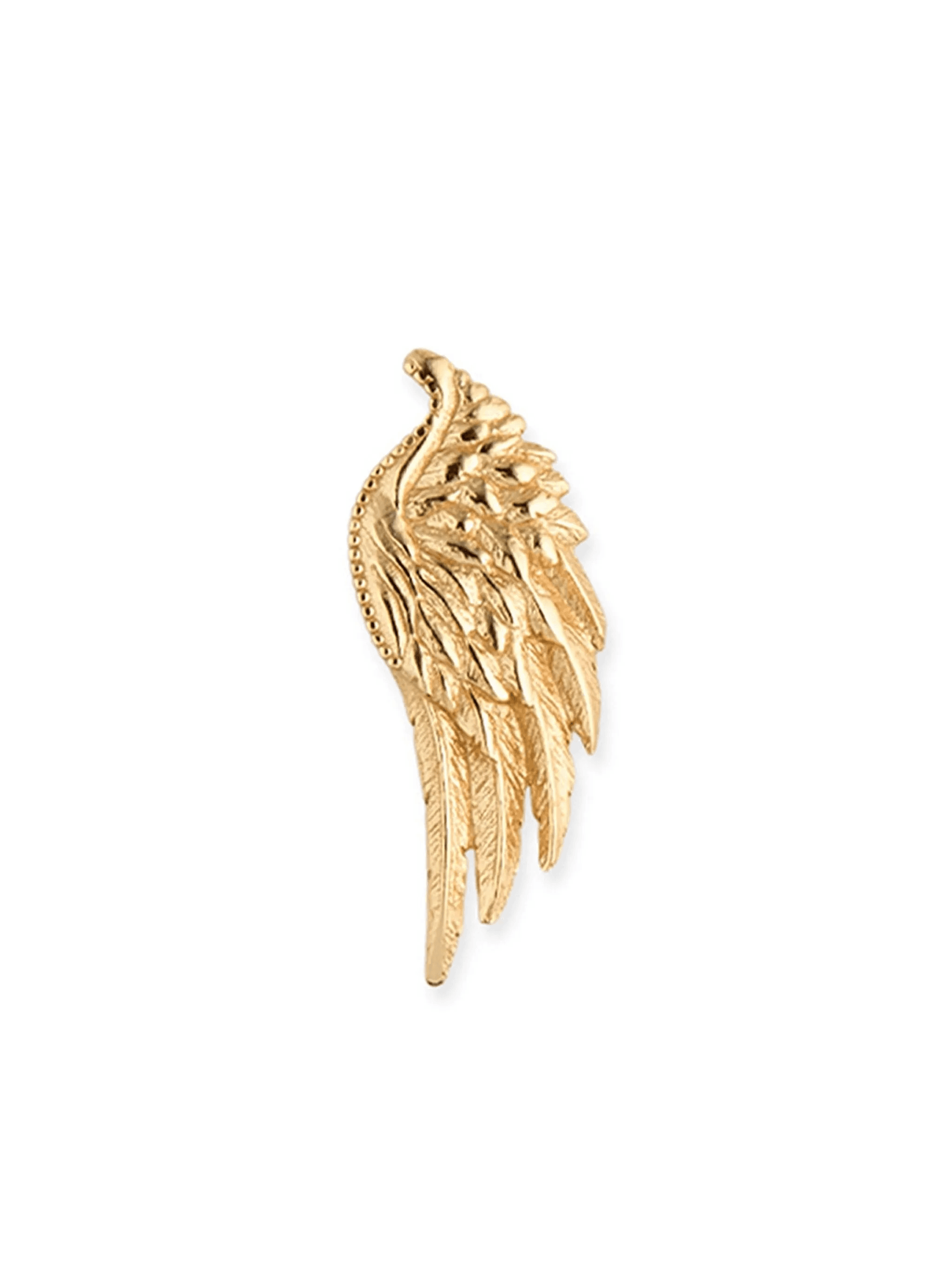 wing-motif stud earring - Image 1