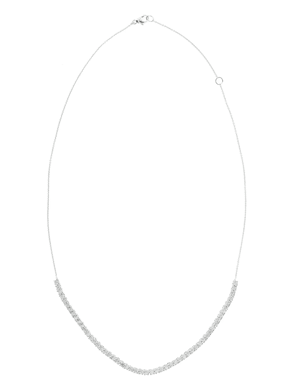 14kt white gold Ava Bea diamond tennis choker - Image 1