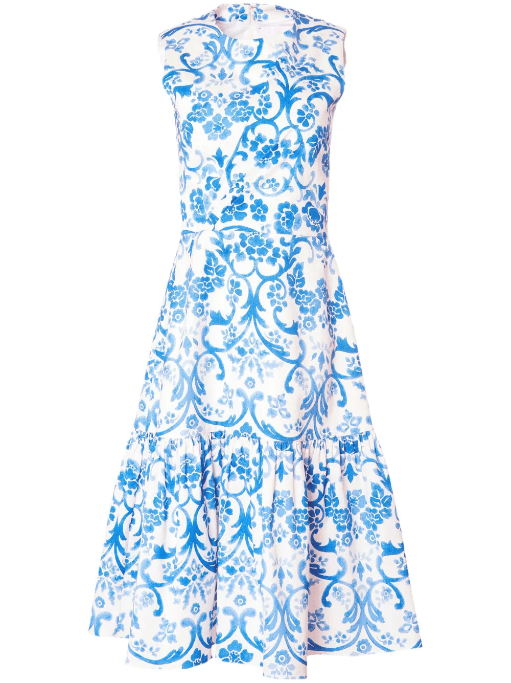 graphic-print sleeveless dress - Image 1