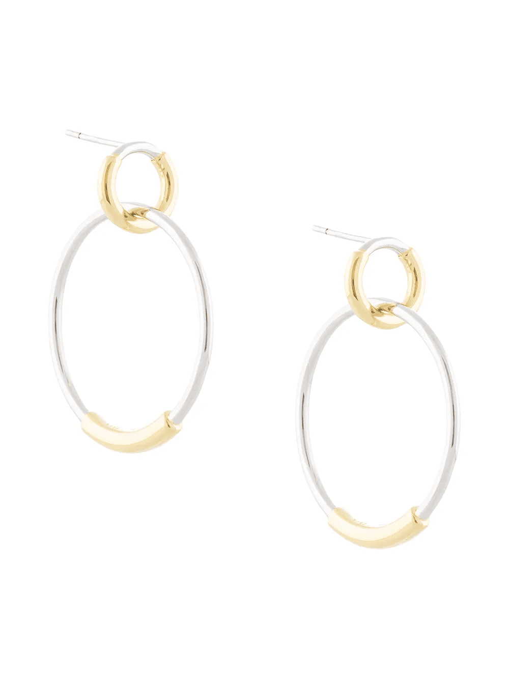 double-hoop earrings - Image 1
