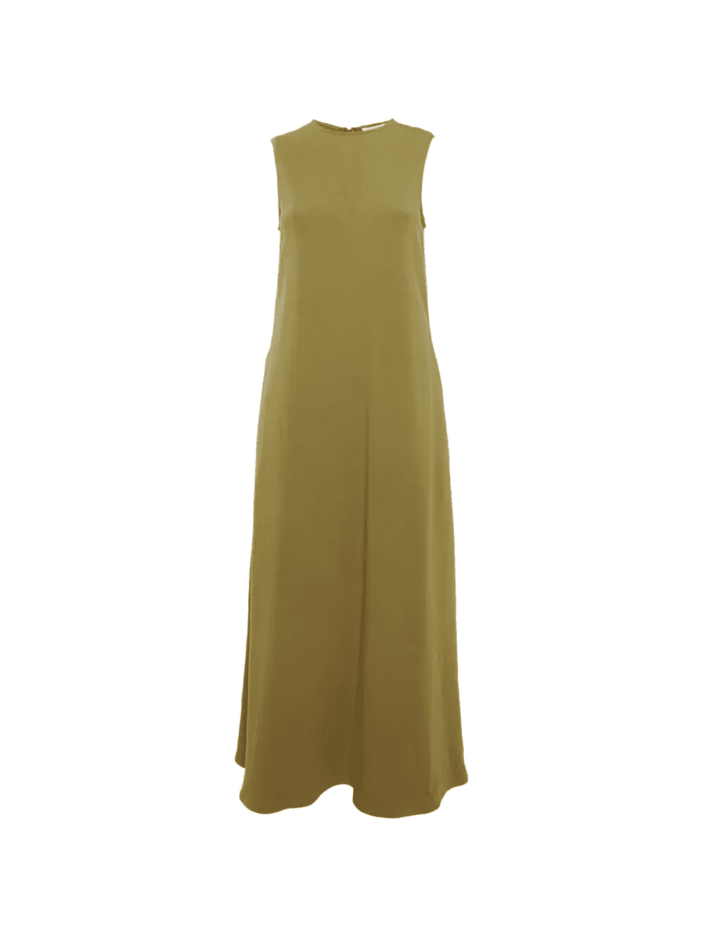 crepe sleeveless maxi dress - Image 1