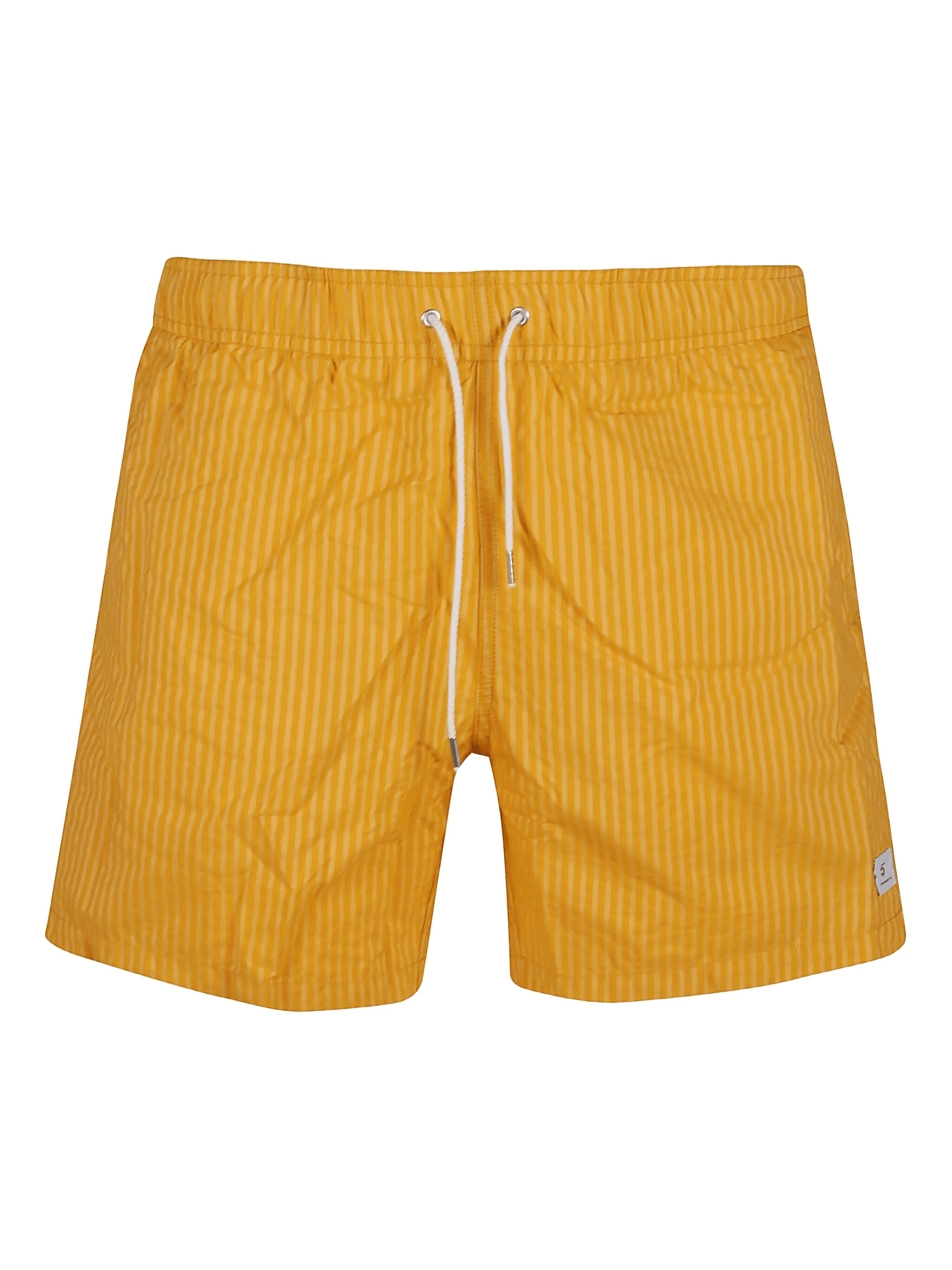 striped drawstring swim shorts - Image 1