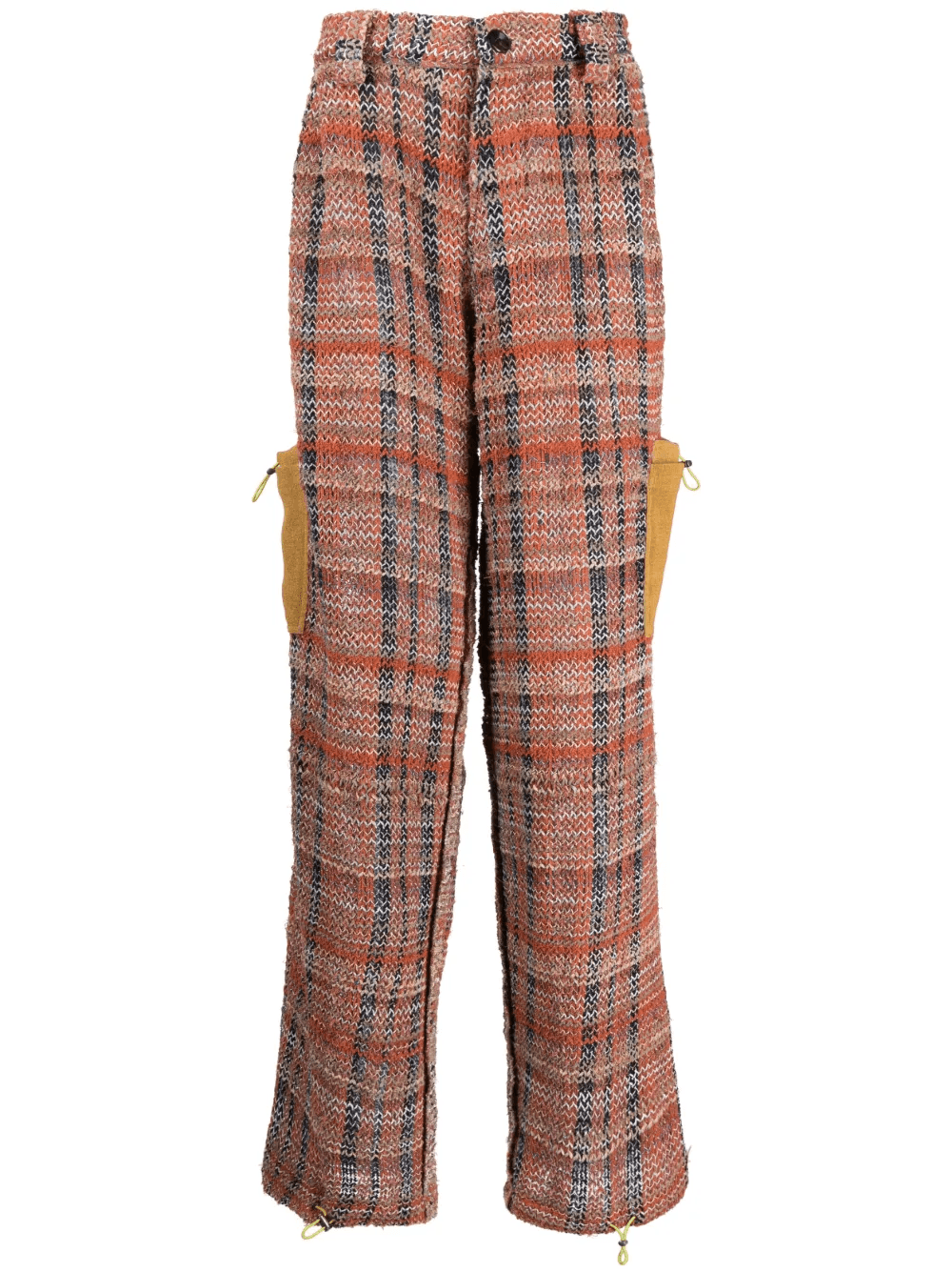 whipstitch straight-leg trousers - Image 1